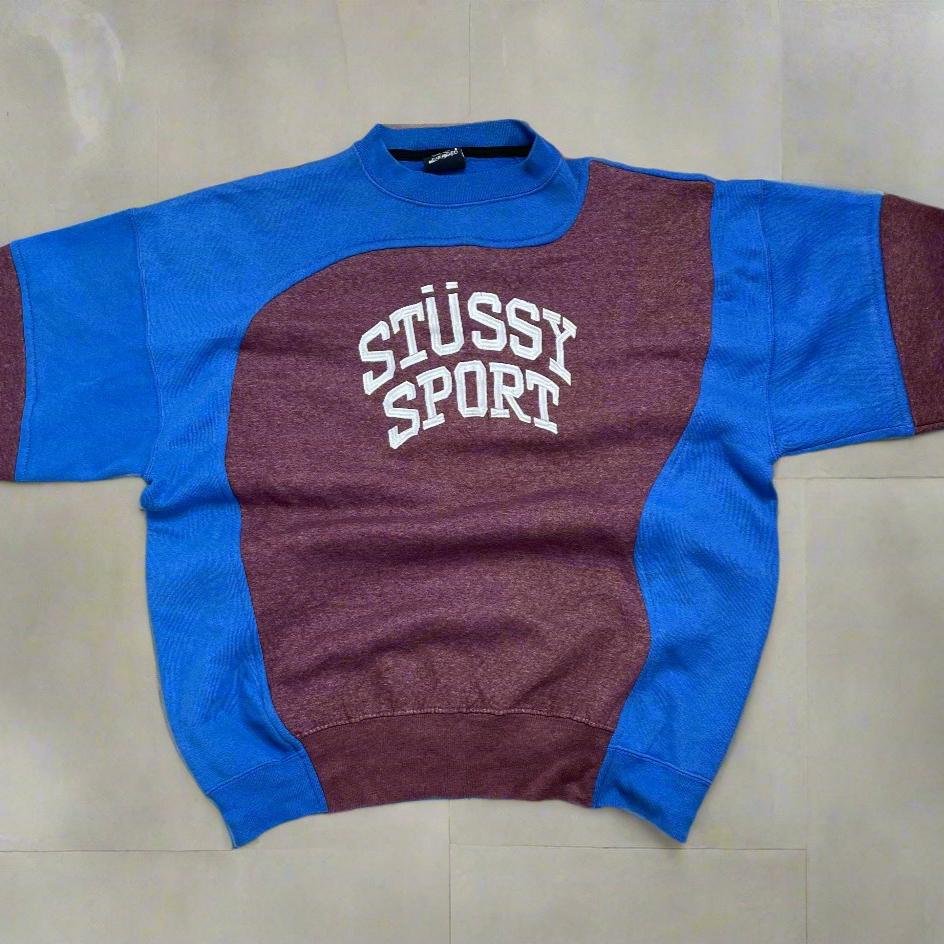 Rework STUSSY sport sweatshirt (XL)