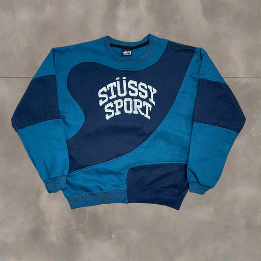 Rework STUSSY SPORT sweatshirt (L)