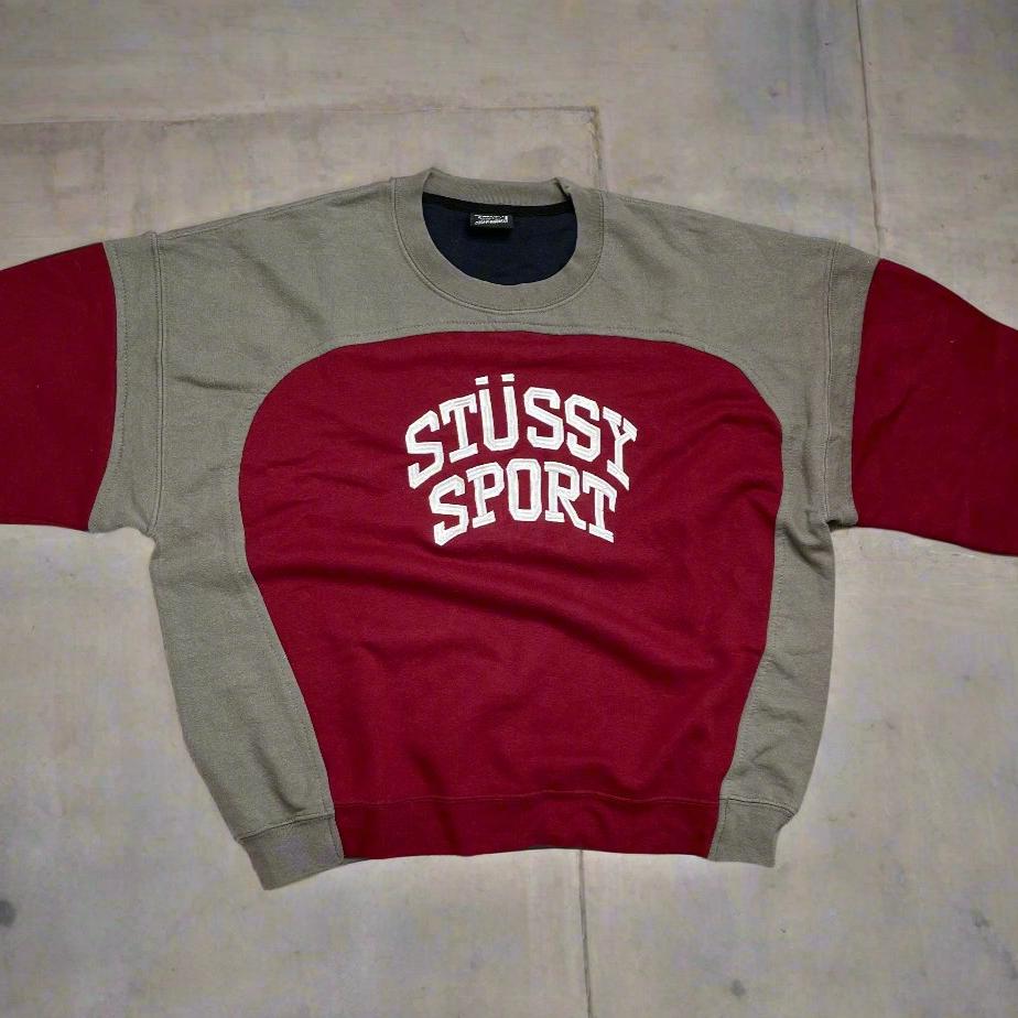 Rework STUSSY SPORT sweatshirt (L/XL)