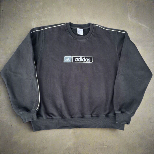 vintage adidas embroidered spellout sweatshirt