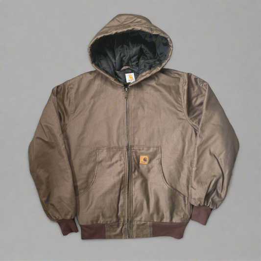 Vintage Rework Carhartt Brown Hooded Jacket